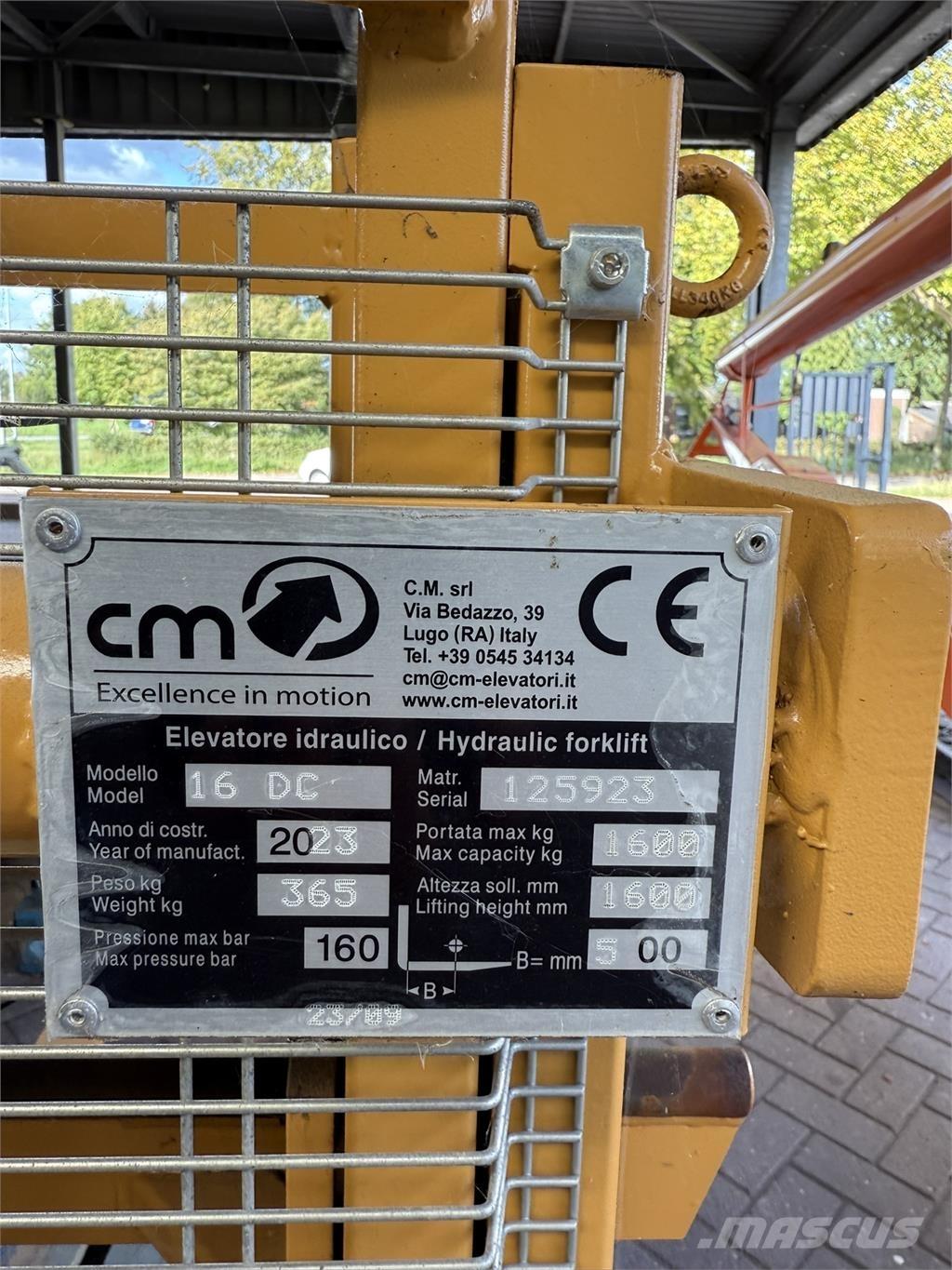 CM 16 DC DUPLEX 其他装载挖掘装置和配件