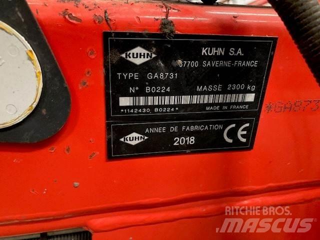 Kuhn GA 8731 hark 犁耙和摊草机