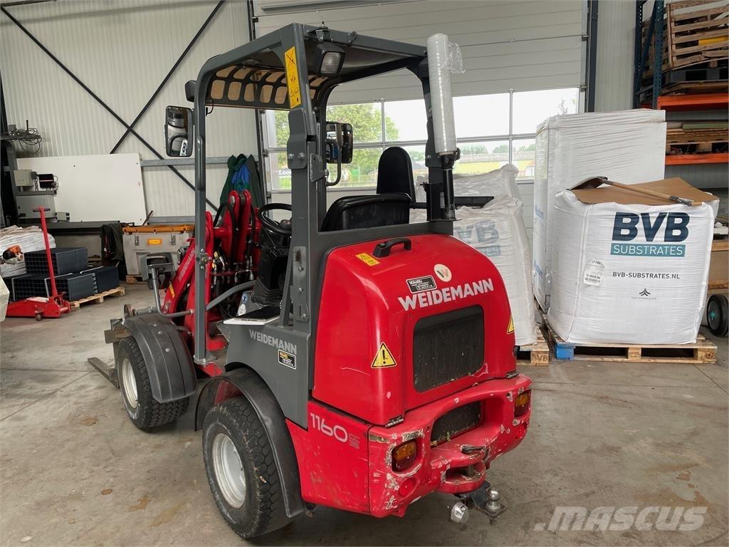 Weidemann 1160cx35 前装载和挖掘机