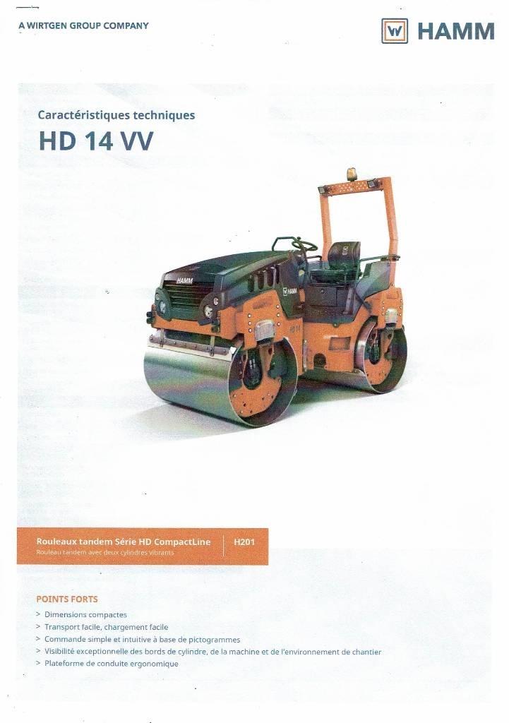 Hamm HD 14 VV 双轮压路机