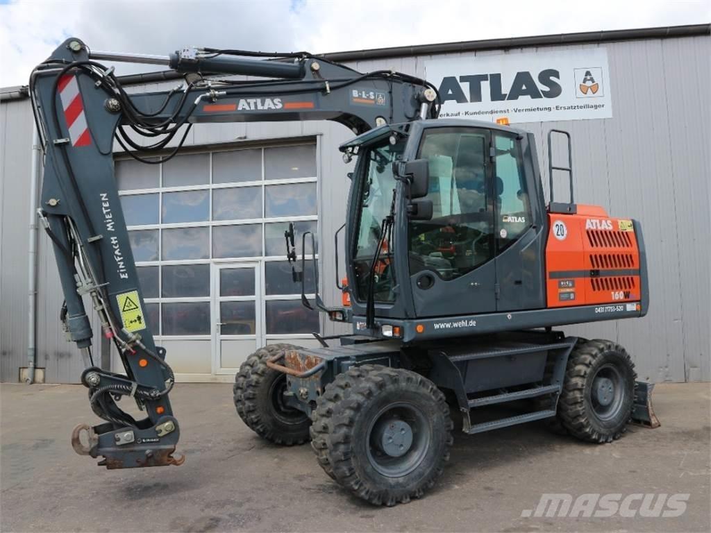 Atlas 160W-BLUE 轮式挖掘机