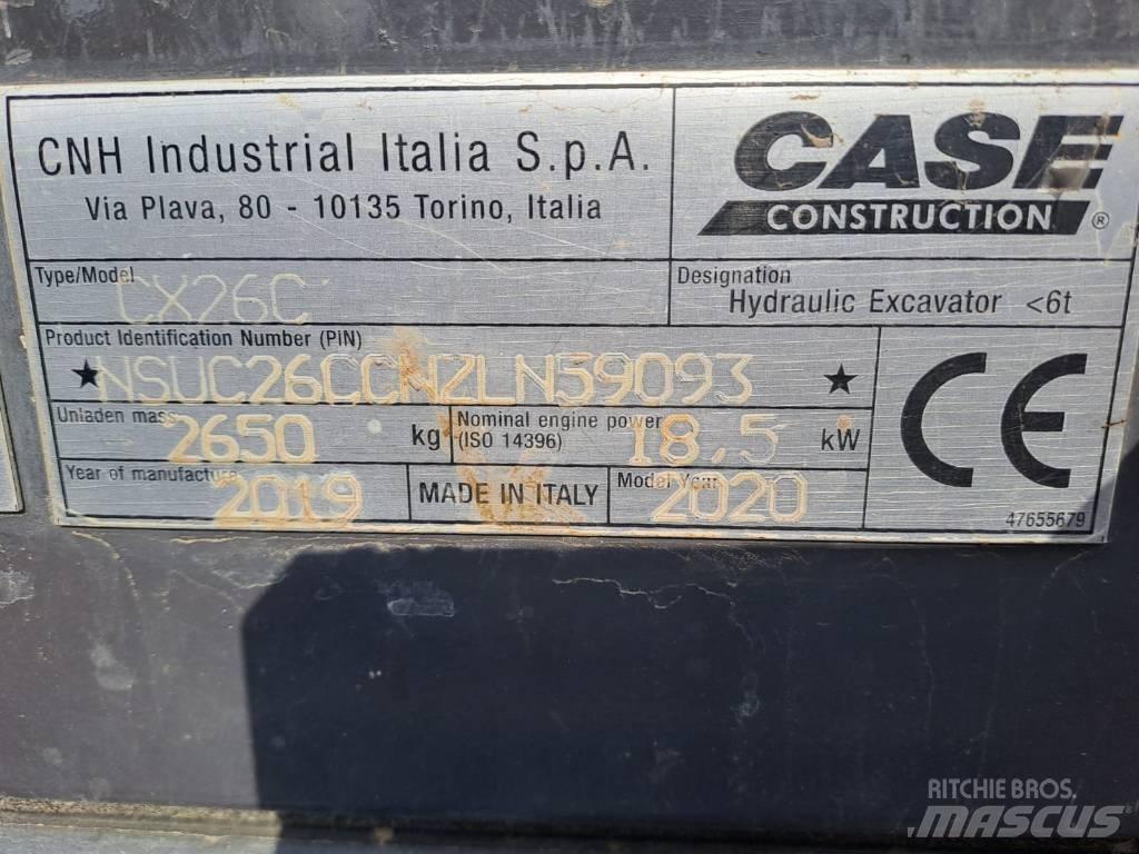 CASE CX 26 C 小型挖掘机