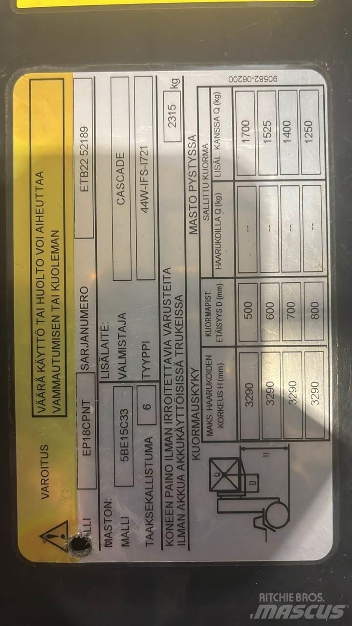  CMTPE 电动叉车
