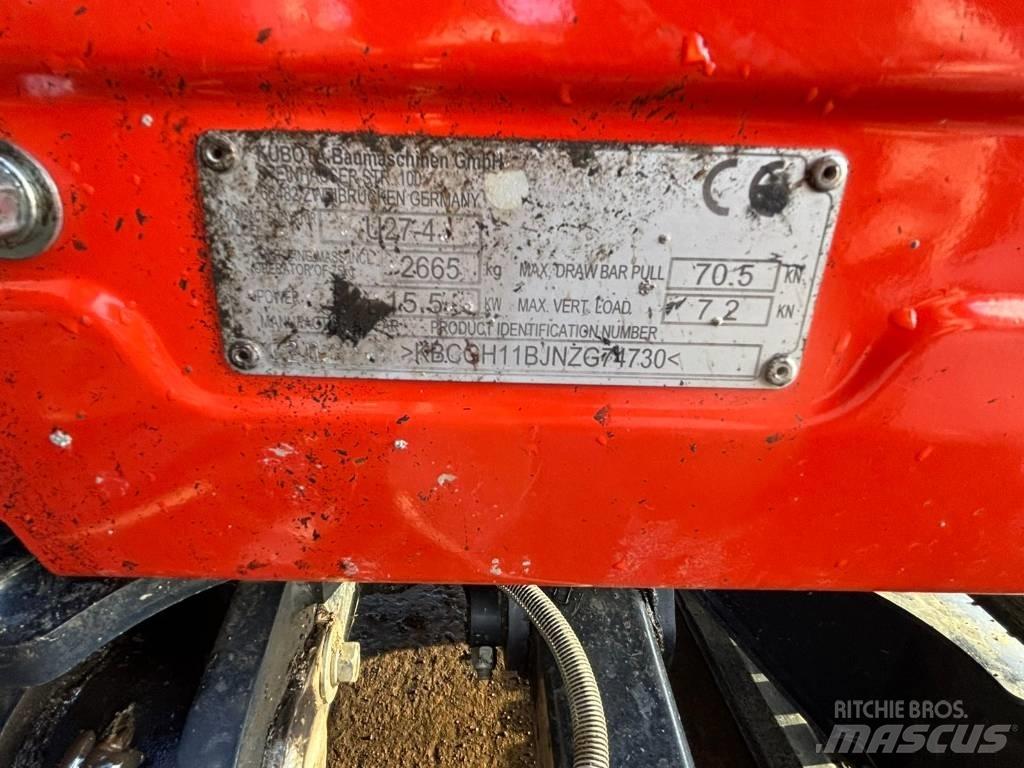 Kubota U 27-4 小型挖掘机