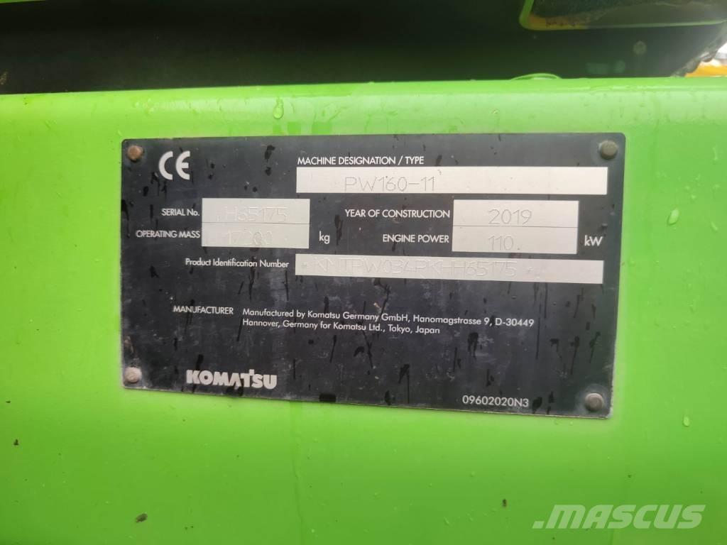 Komatsu PW 160-11 轮式挖掘机