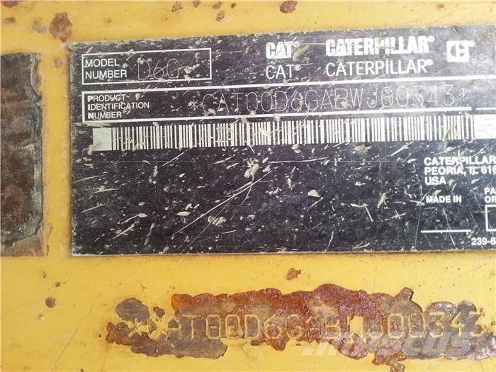 CAT D 6 G 履带式推土机
