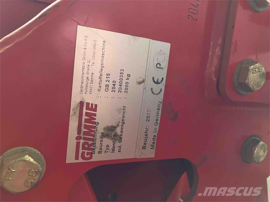 Grimme GB 215 马铃薯播种机