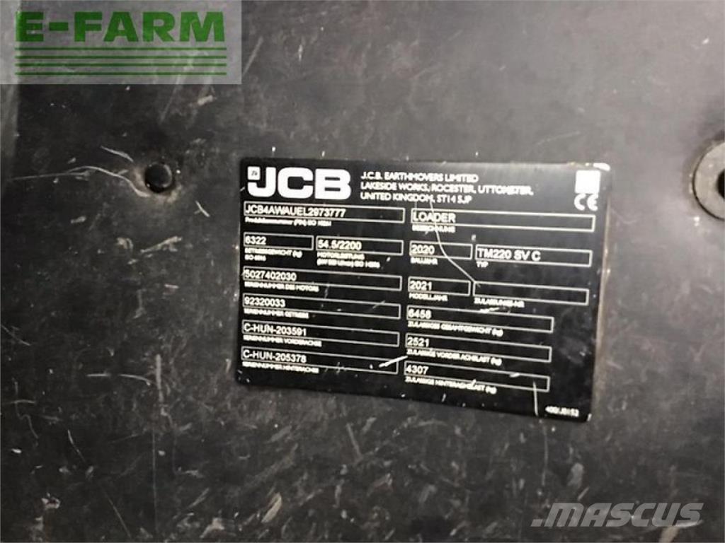 JCB tm 220 电动叉车