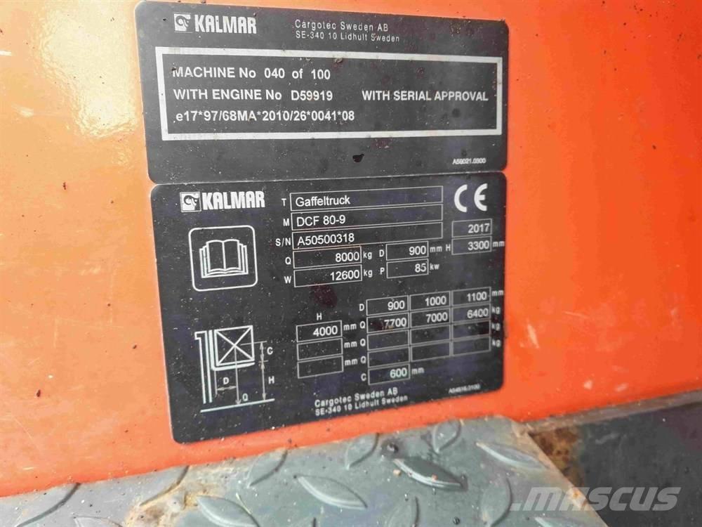 Kalmar DCF80-9 柴油叉车