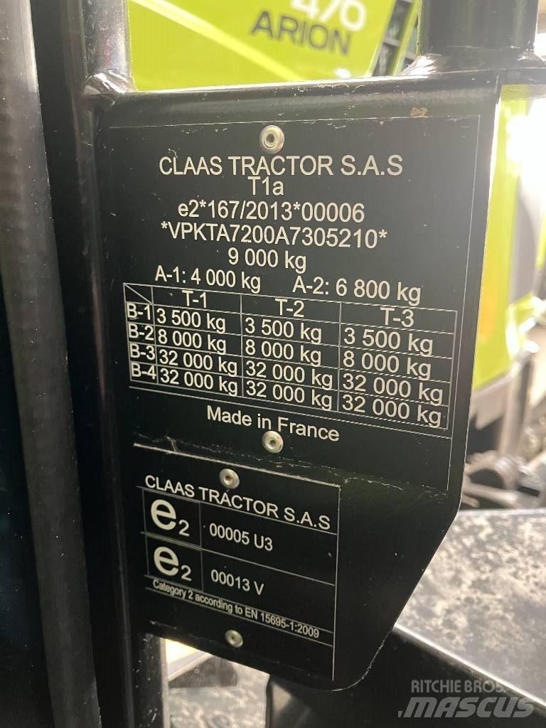 Claas Arion 470 拖拉机/农用车