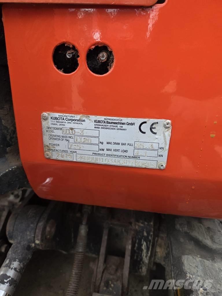 Kubota U 10-3 小型挖掘机