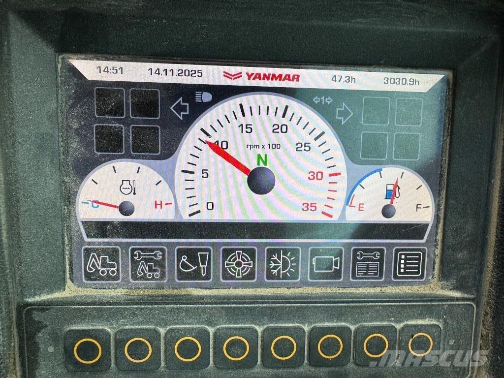 Yanmar B110W (40518) 轮式挖掘机