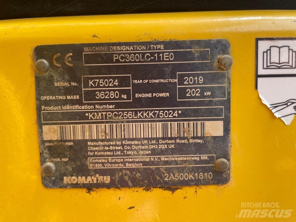 Komatsu PC 360 LC-11 履带挖掘机