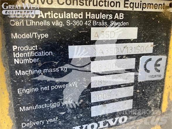 Volvo A35D 铰接式自卸车