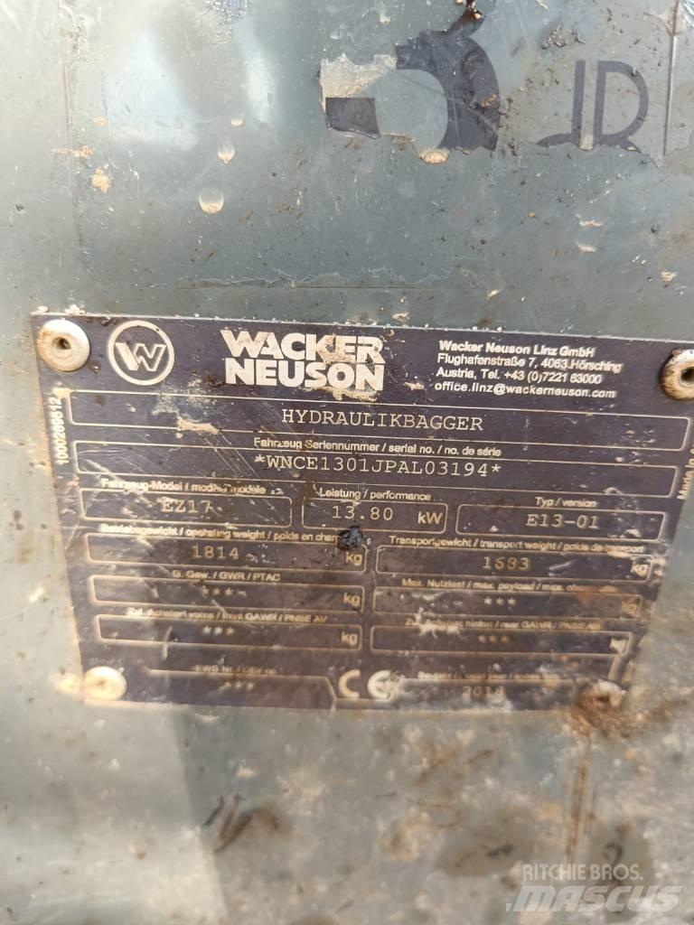 Wacker Neuson EZ 17 小型挖掘机
