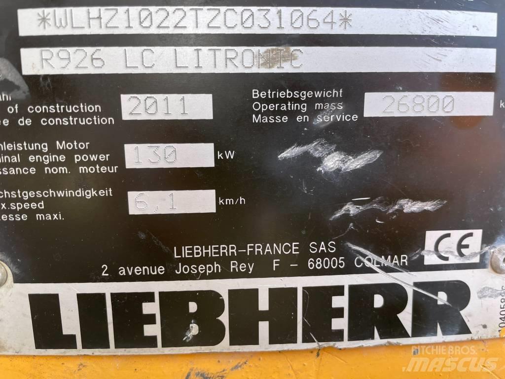Liebherr R 926 LC 履带挖掘机