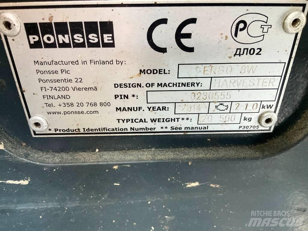 Ponsse Ergo 8W 收割机