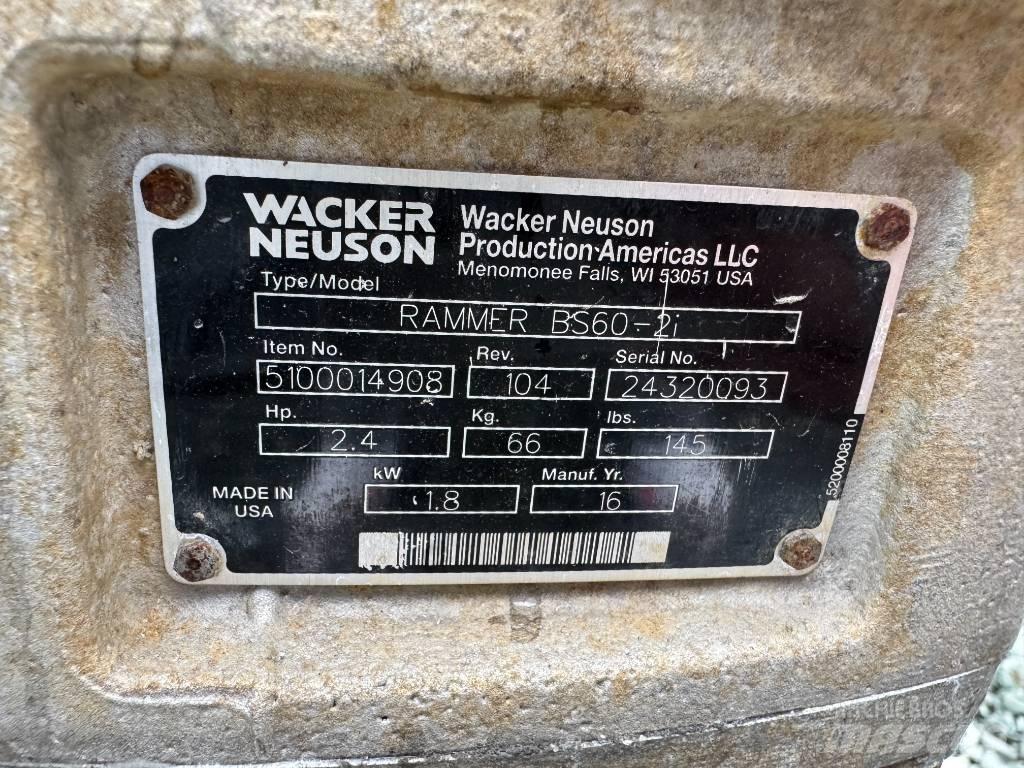 Wacker Neuson BS60-2 匝道机