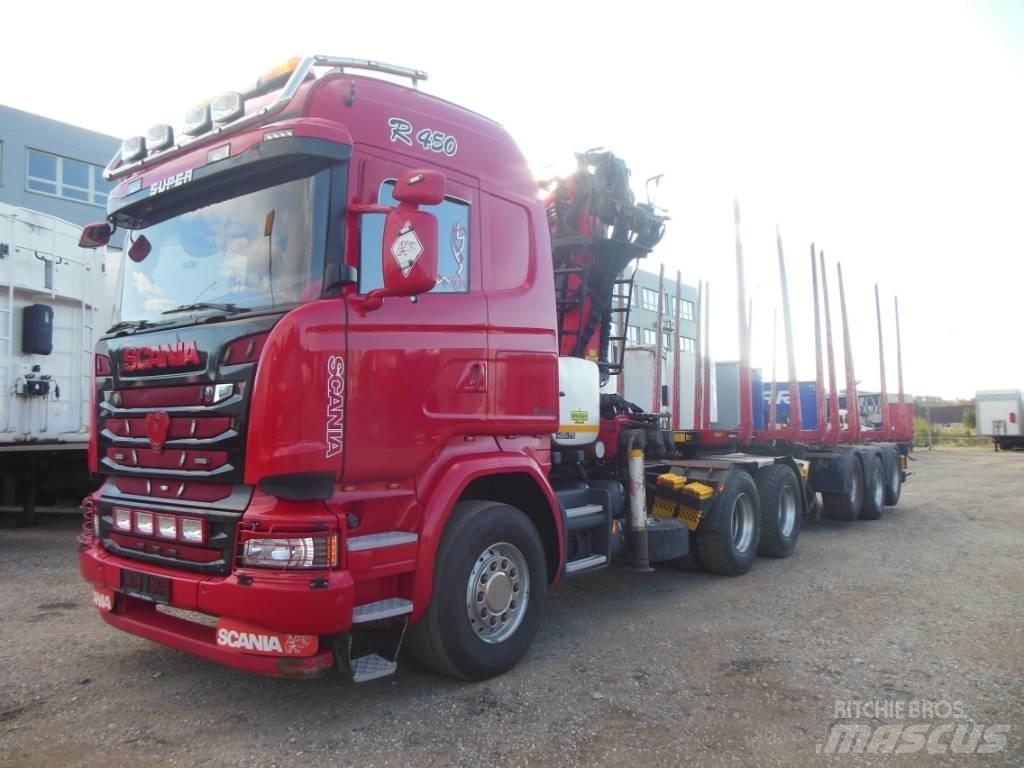 Scania R 450 木材运输车