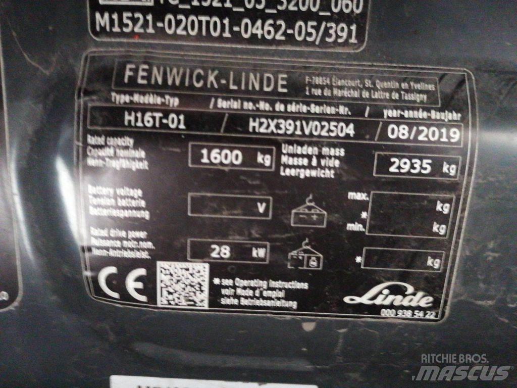 Linde H16T-01 天然气叉车