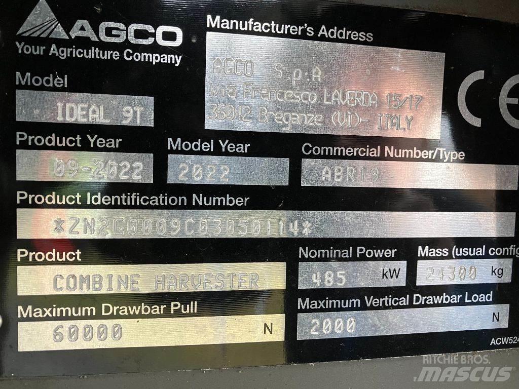 Fendt IDEAL 9 T 联合收割机