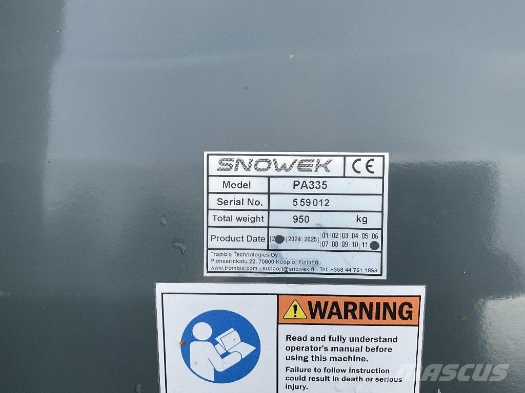 Snowek PA335 推雪机