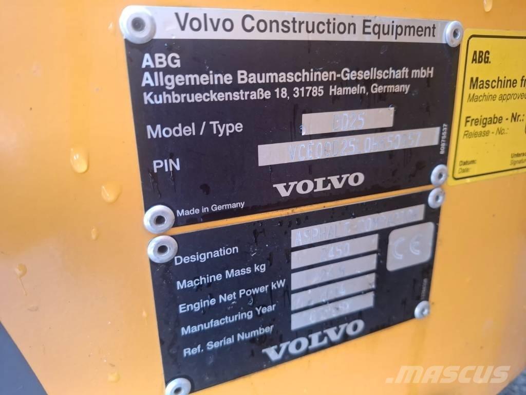 Volvo DD 25 双轮压路机
