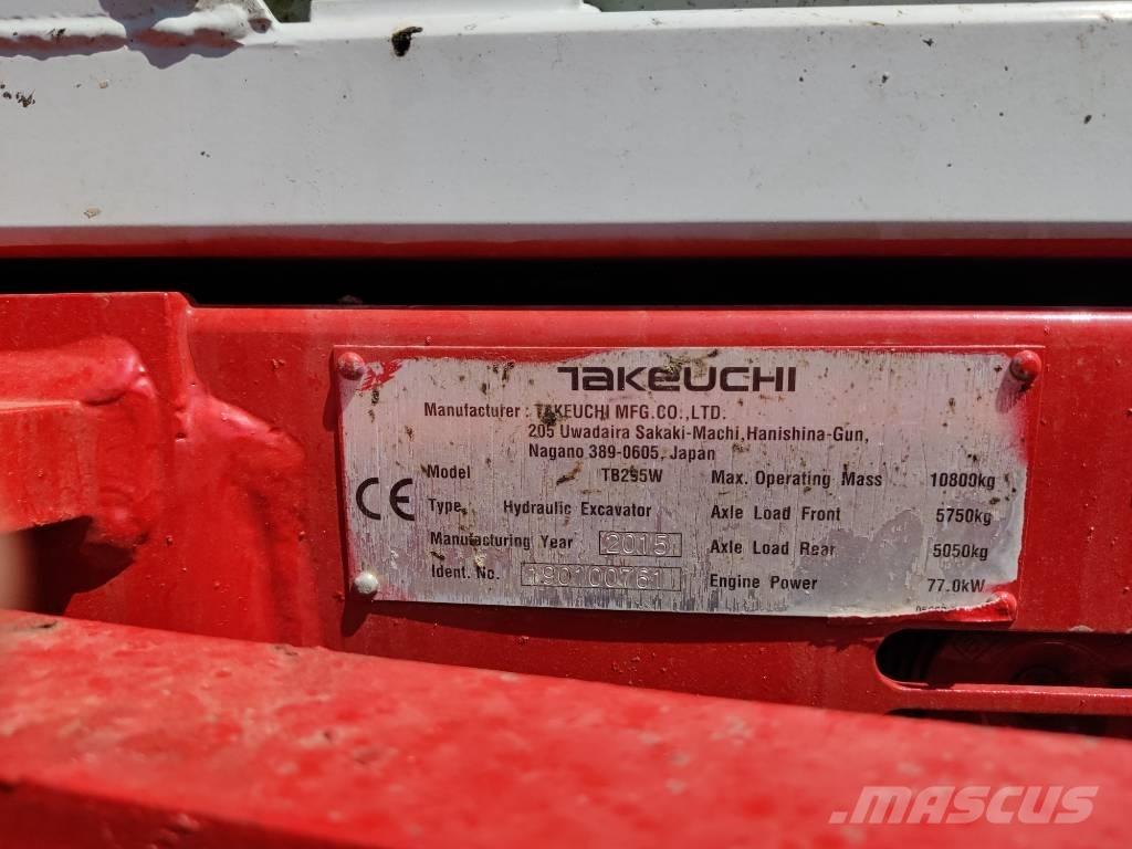 Takeuchi TB 295 W 轮式挖掘机