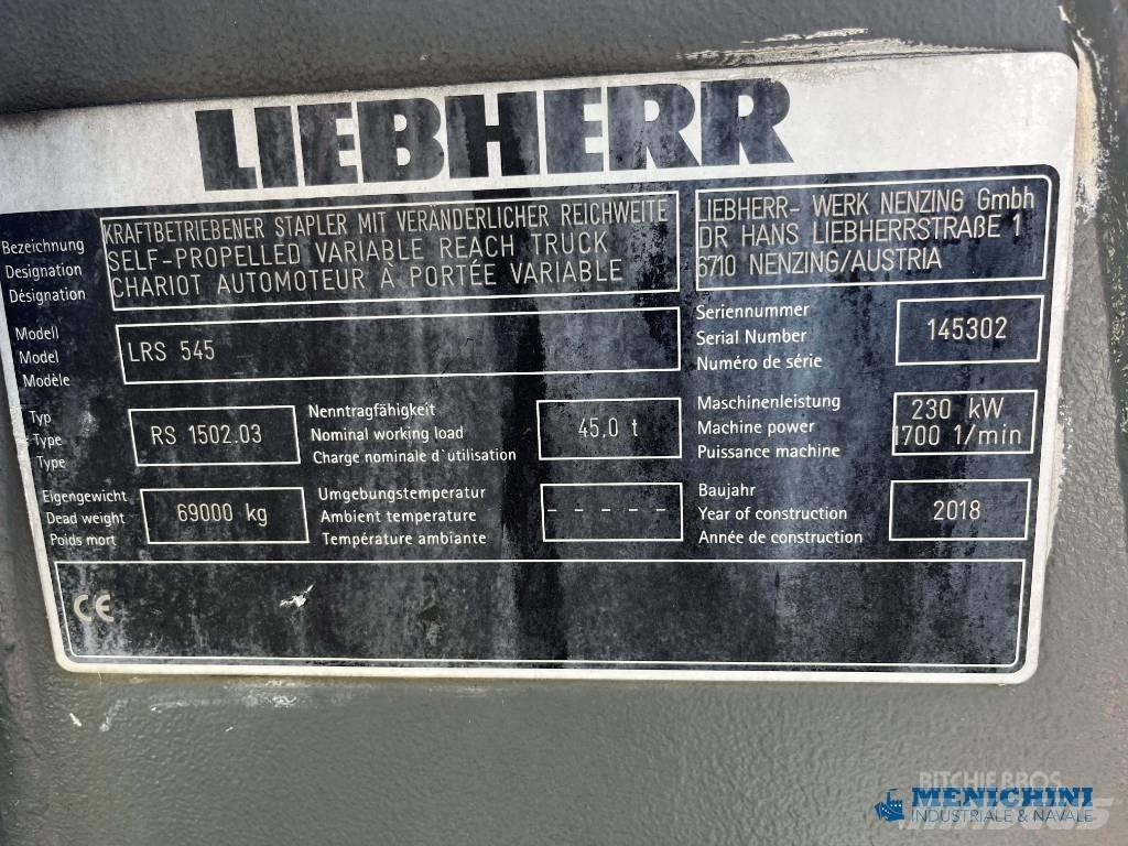 Liebherr LRS 545 集裝箱车