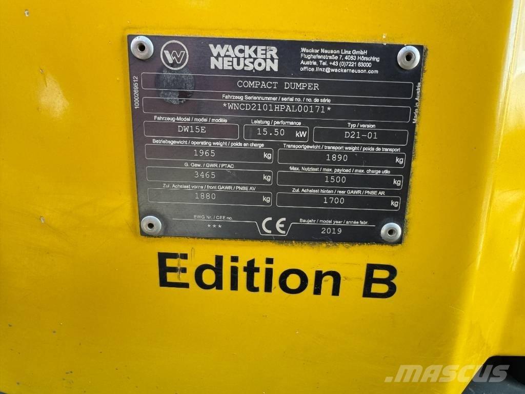 Wacker Neuson DW15e 翻斗车\公路型自卸车