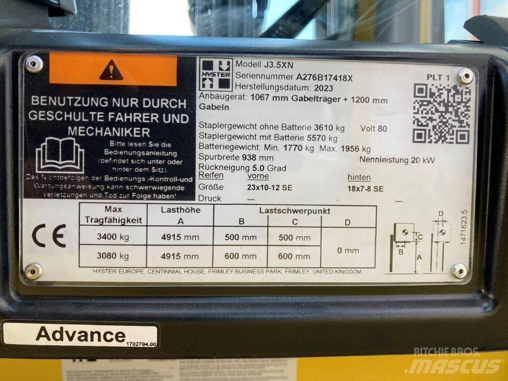 Hyster J 3.5 XN 电动叉车