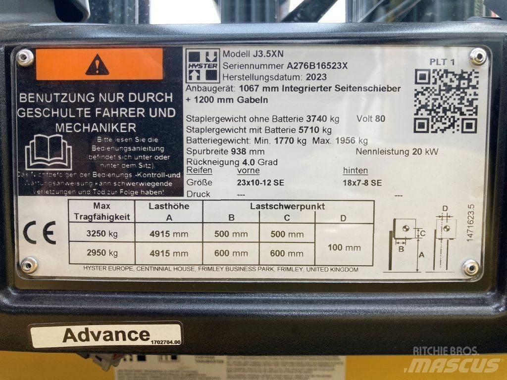Hyster J 3.5 XN 电动叉车