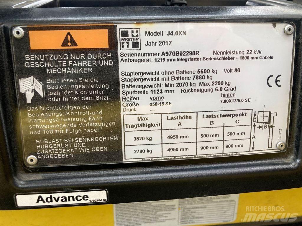 Hyster J 4.0 XN 电动叉车
