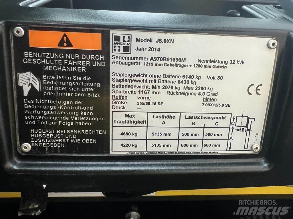 Hyster J 5.0 XN 电动叉车