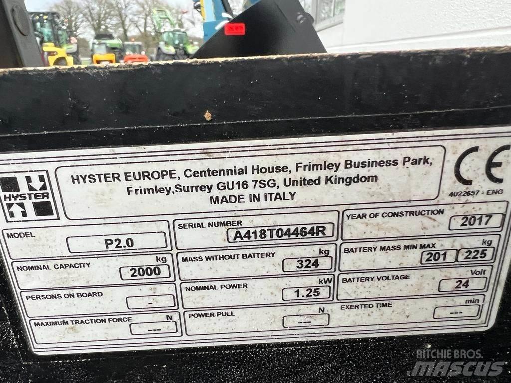 Hyster P 2.0 手摇升降机