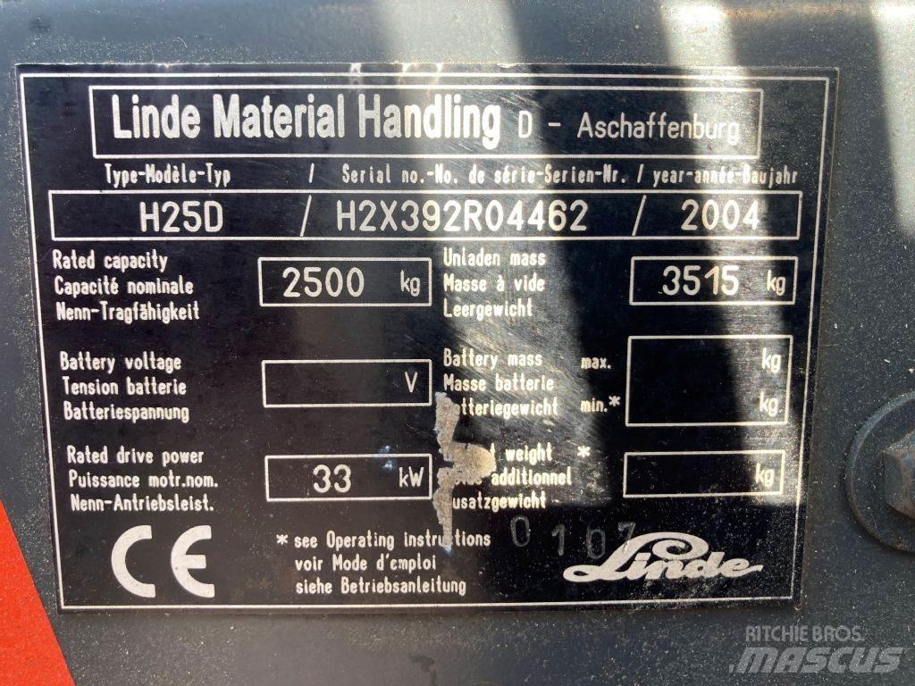 Linde H25D 柴油叉车