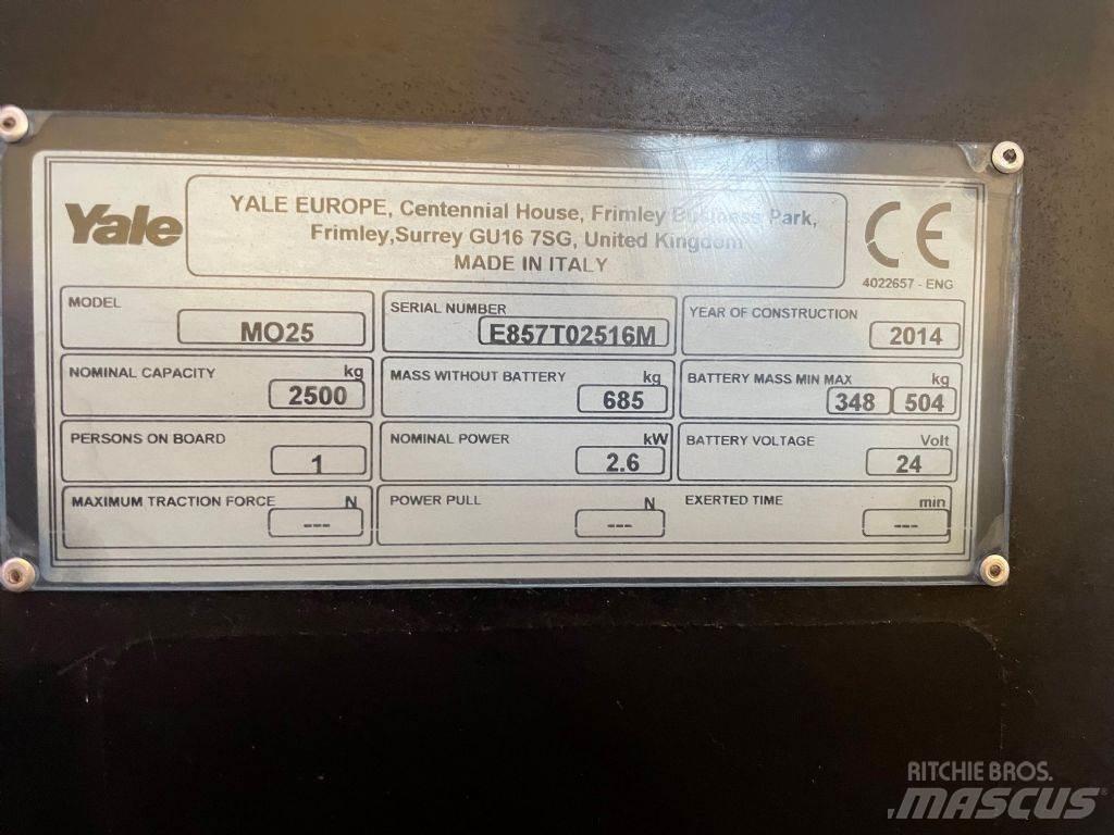 Yale MO 25 低架装载机