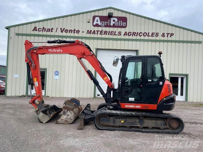 Kubota KX080-4 小型挖掘机