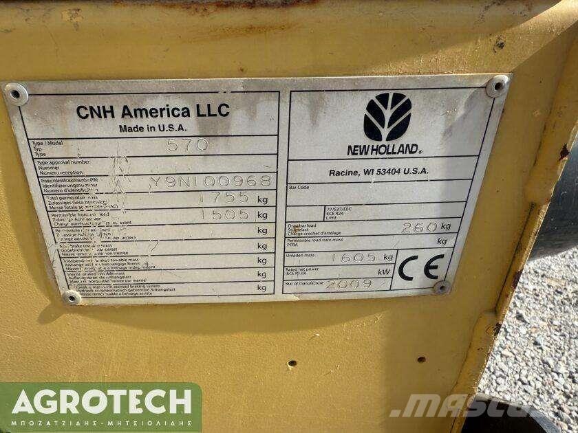 New Holland 570 圆捆打捆机