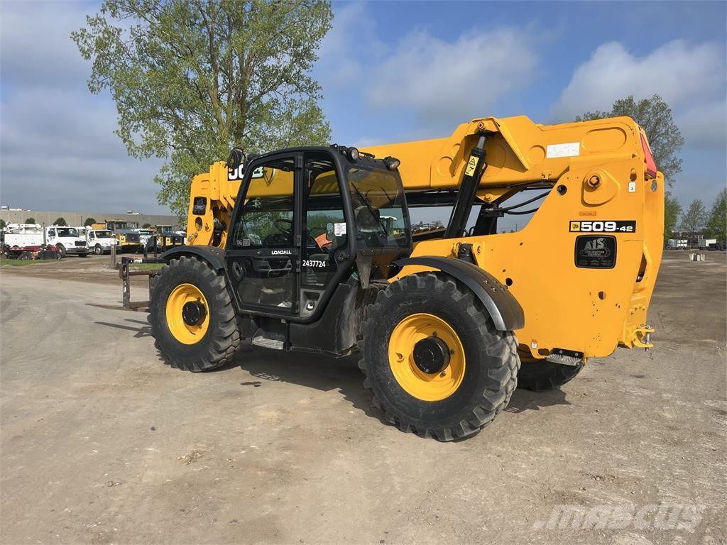 JCB 509-42 伸缩臂叉装车|叉装车