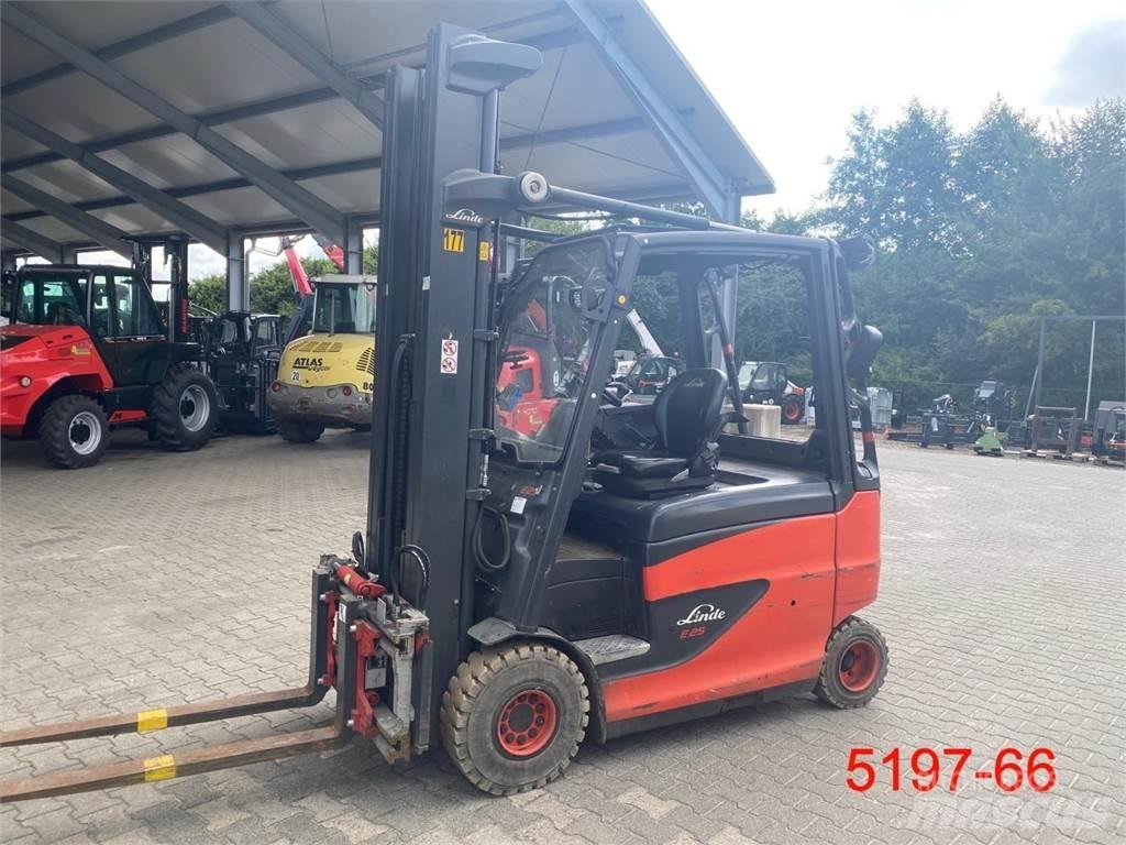 Linde E 25 HL - 01 600 电动叉车