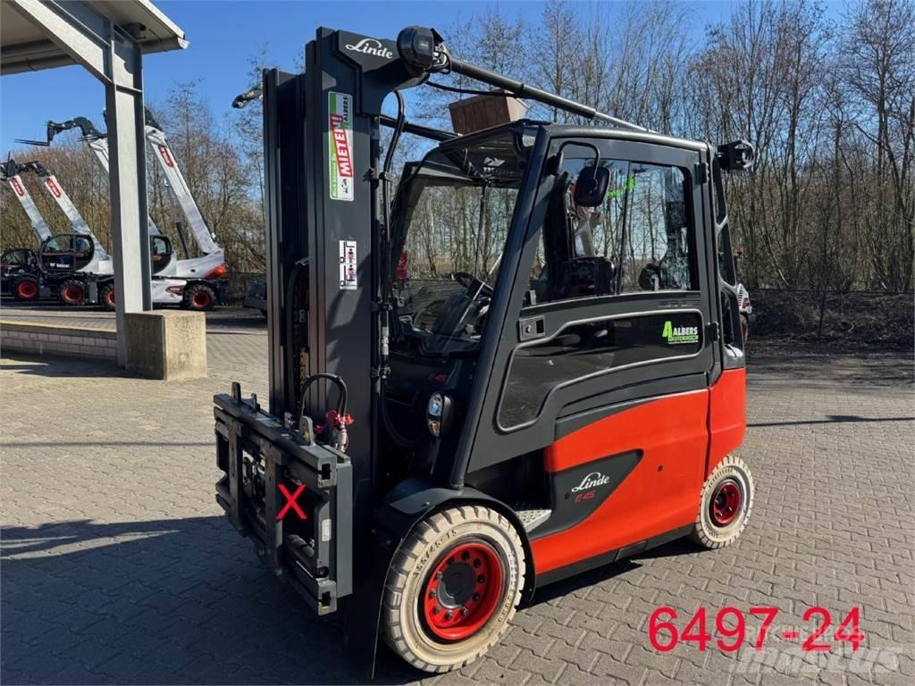 Linde E 45 HL 600 电动叉车
