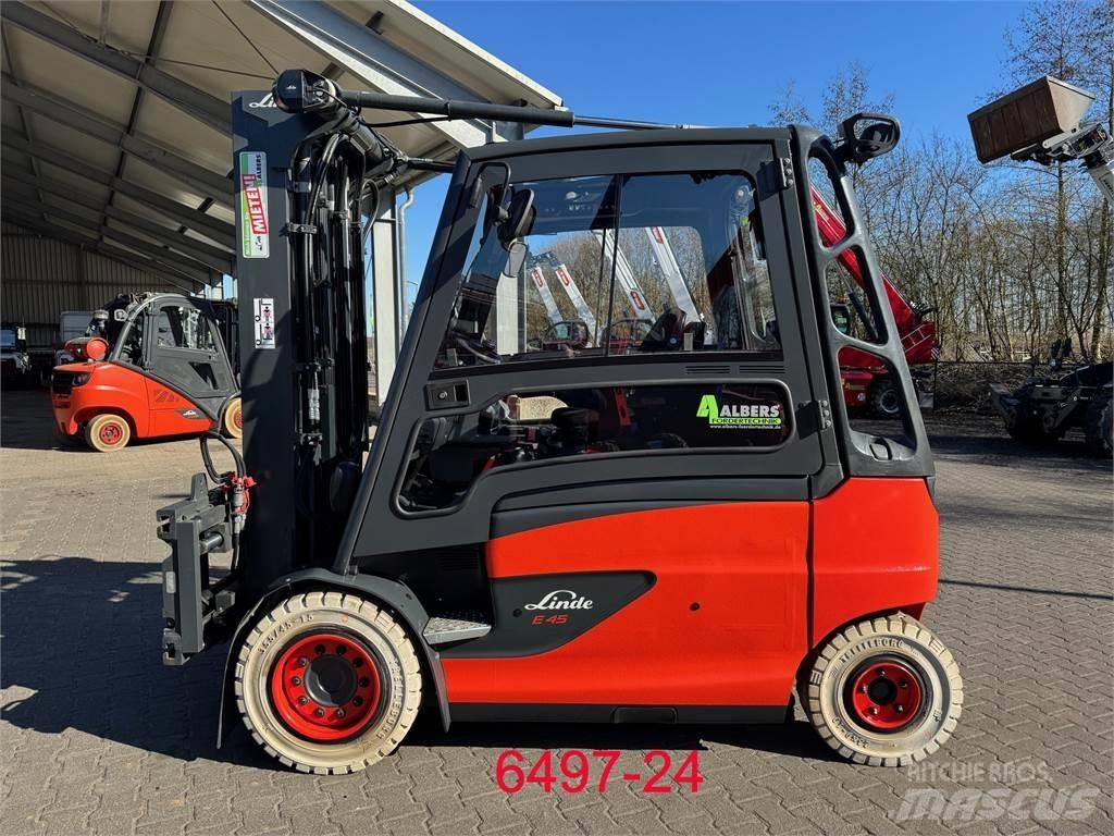 Linde E 45 HL 600 电动叉车