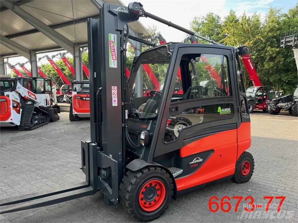 Linde E 50 HL 电动叉车
