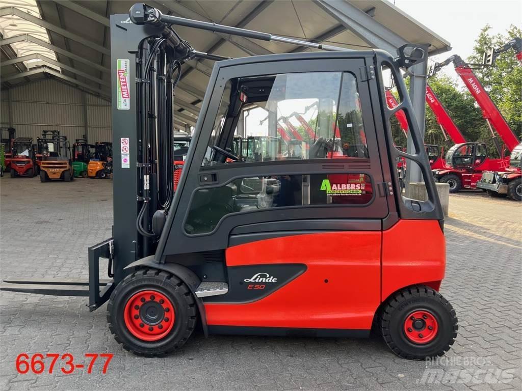 Linde E 50 HL 电动叉车