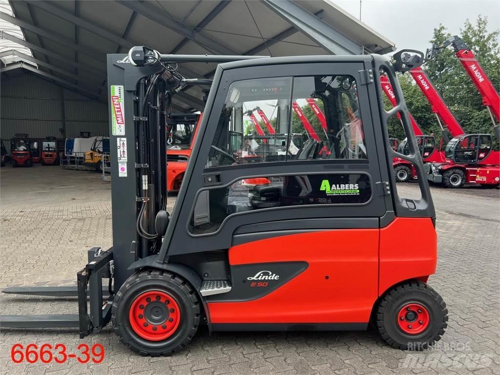 Linde E 50 HL 01 电动叉车