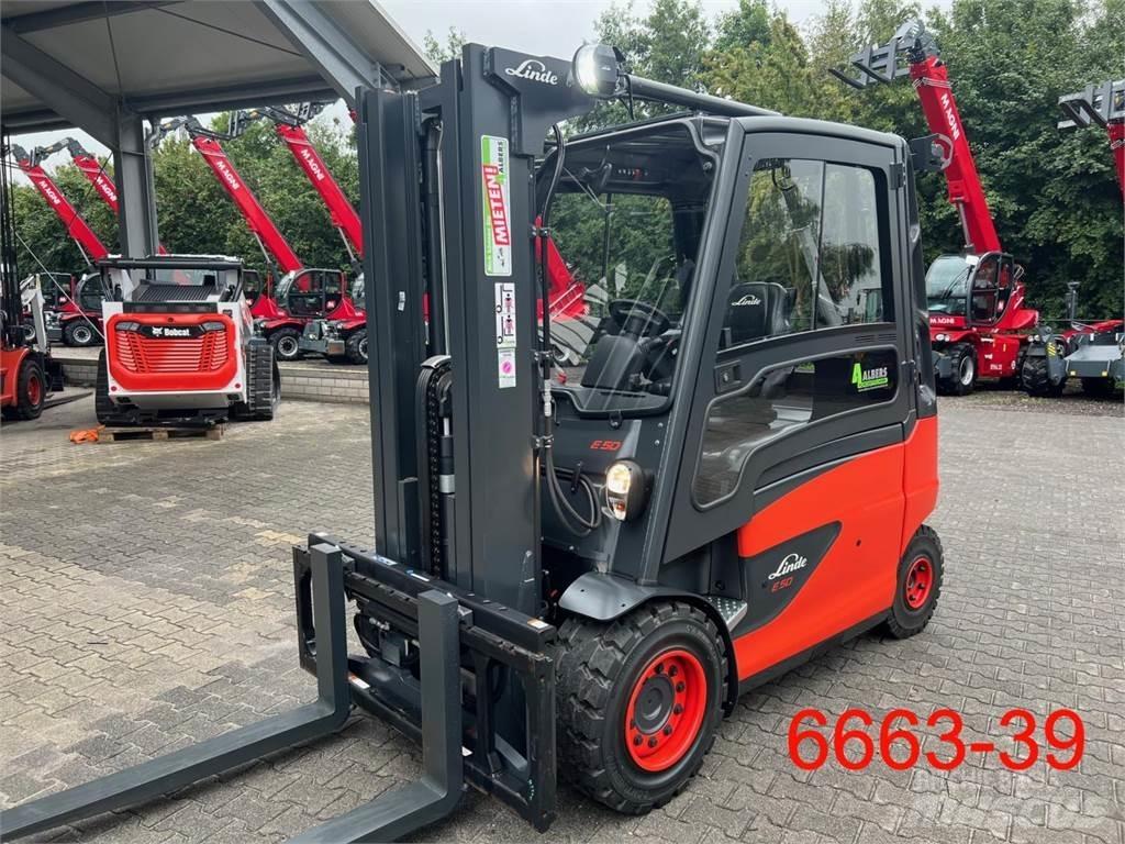 Linde E 50 HL 01 电动叉车