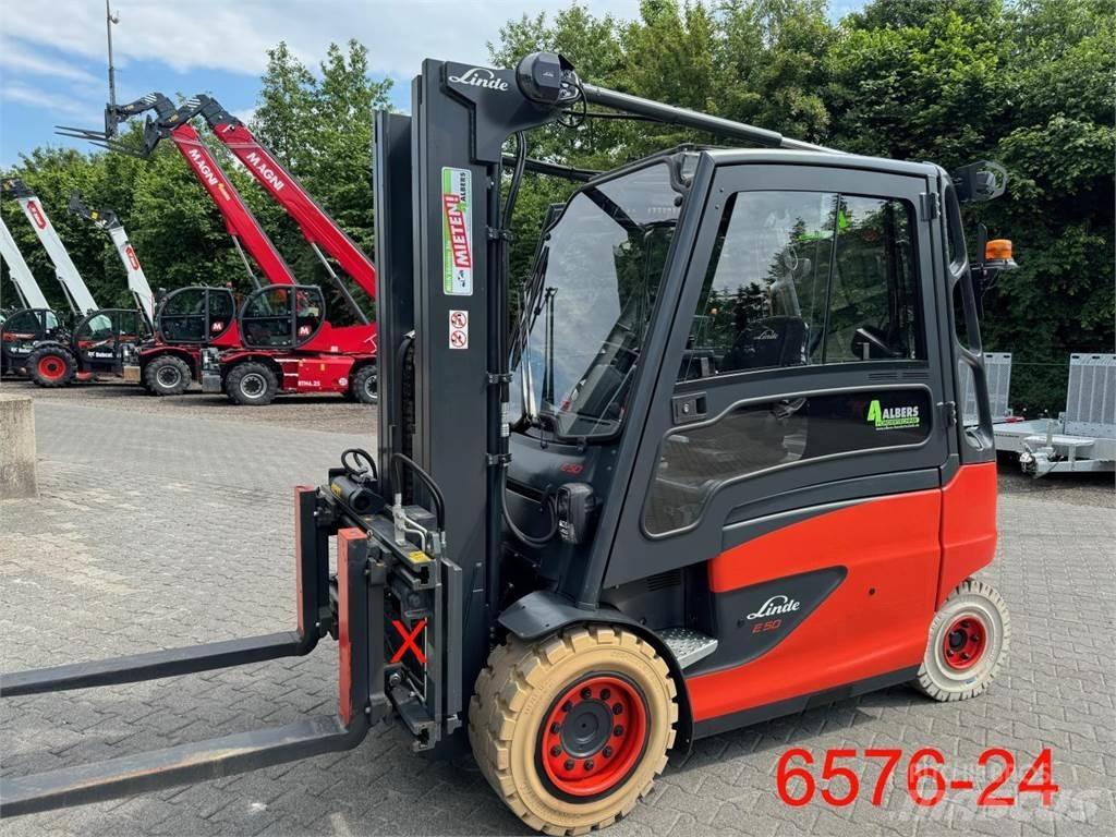 Linde E 50 HL 01 电动叉车