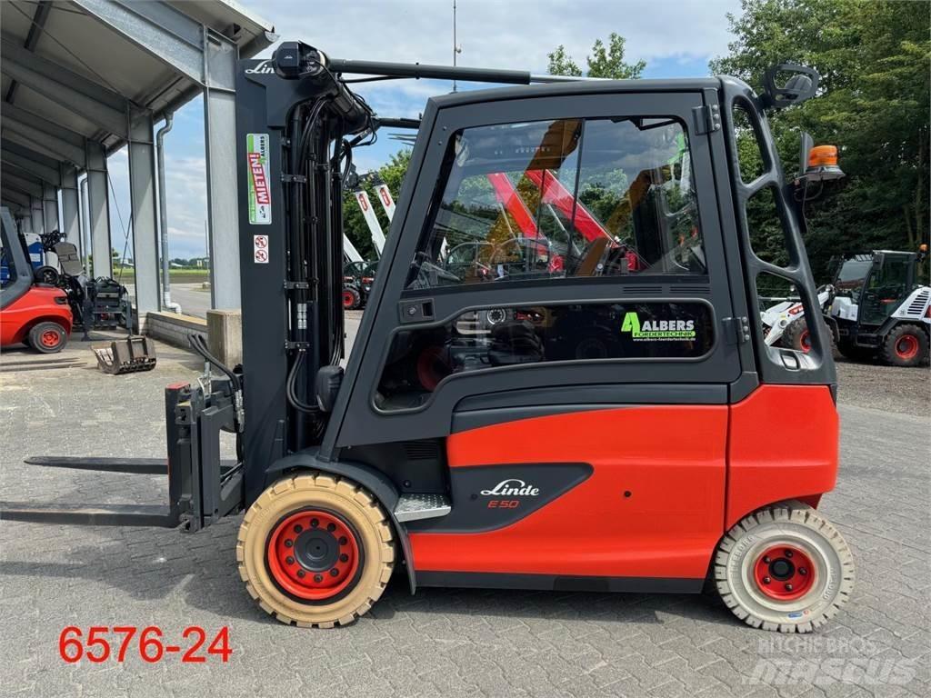 Linde E 50 HL 01 电动叉车