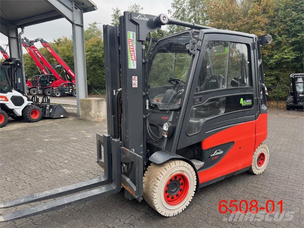 Linde E 50 HL 01 电动叉车